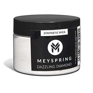 lot 1192 image: MEYSPRING Dazzling Diamond - White Glitter Mica Powder - Resin Glitter - White Mica Powder for Epoxy Resin - Resin Color - Mica Powder for Lip Gloss - Glitter for Candle Making - Glitter Powder Retail $15.34