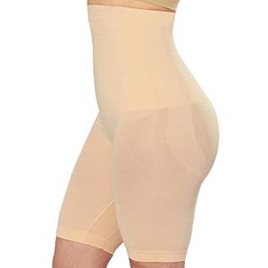 lot 1237 image: SHAPERMINT High Waisted Body Shaper Shorts - Shapewear for Women Tummy Control Small to Plus-Size Nude X-Large  XX-Large Retail $28.85
