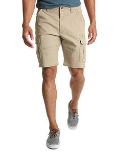 lot 1246 image: Wrangler Authentics Mens Classic Cargo Stretch Short, Grain Twill, 36 Retail $42.86