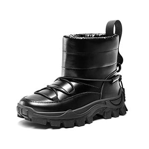 lot 1275 image: DREAM PAIRS Boys Girls KSB218 Snow Boots Kids Slip Resistant Outdoor Warm Ankle Winter Shoes Size 10 Toddler Black Retail $24.24