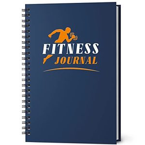 lot 1108 image: Fitness Journal for Women & Men, Workout Journal, Workout Log Book - Good Gym & Workout Accessories For Women & Men, Blue