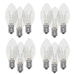 lot 1070 image: Himalayan Glow Salt Lamp Light Bulbs - Night Light Bulbs - 15 Watt Light Bulbs for Lamp - E12 Incandescent Bulbs - High Temp Resistance Retail $22.24