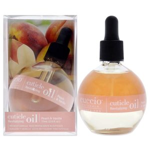 lot 1072 image: Cuccio Naturale Revitalizing ,Hydrating Oil For Repaired Cuticles Overnight - Remedy For Damaged Skin And Thin Nails - Paraben, Cruelty-Free Formula - Peach And Vanilla - 2.5 Oz Retail $16.90
