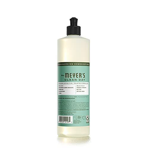 lot 1976 image: Mrs. Meyers Liquid Dish Soap, Biodegradable Formula, Basil, 16 fl. oz - Pack of 3