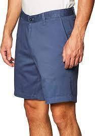 lot 2925 image: Amazon Essentials Mens Classic Fit Stretch Golf Shorts Indigo 36w