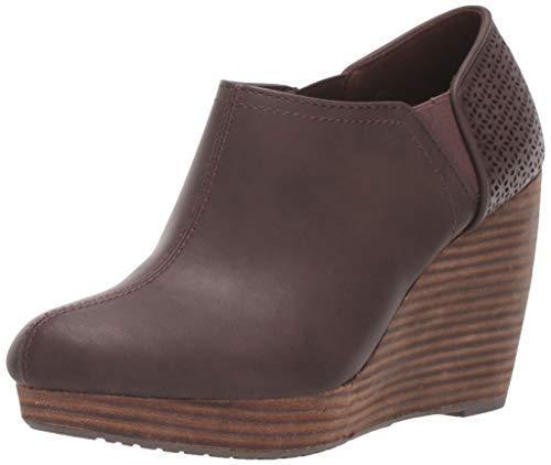 lot 6056 image: Dr. Scholls Shoes womens Harlow Ankle Boot, Dark Brown, 10 US