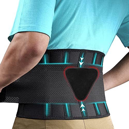lot 7375 image: FEATOL Back Brace for Lower Back Pain, Back Support Belt for Women &amp Men, Breathable Lower Back Brace with Lumbar Pad, Lower Back Pain Relief for Herniated Disc, Sciatica, Large Size X Large Size