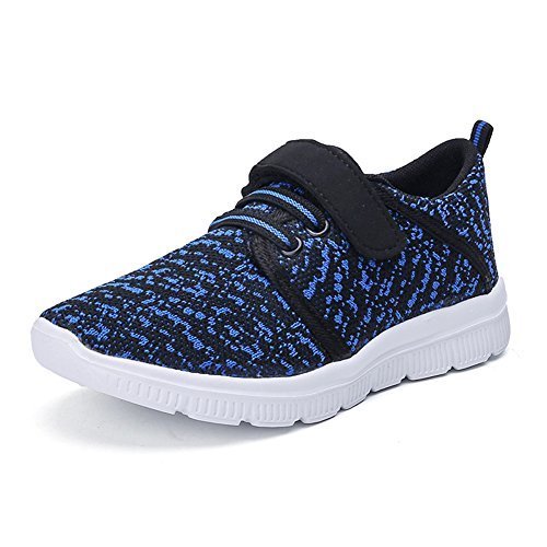 lot 7457 image: Abertina Kids Lightweight Breathable Running Sneakers Easy Walk Sport Casual Shoes for Boys Girls (12.5 Little Kid,Blue,31)
