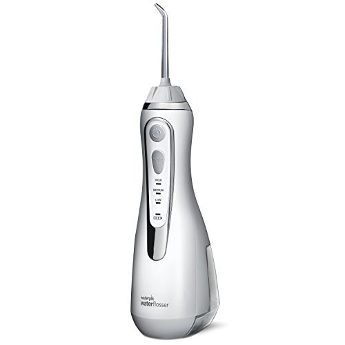 lot 9172 image: Waterpik Cordless Advanced Water Flosser For Teeth, Gums, Braces, Dental Care With Travel Bag and 4 Tips, ADA Accepted, Rechargeable, Portable, and Waterproof, White WP-560