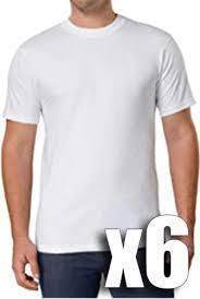 lot 9897 image: Amazon Essentials White Crew Neck T-Shirt 6-Pack