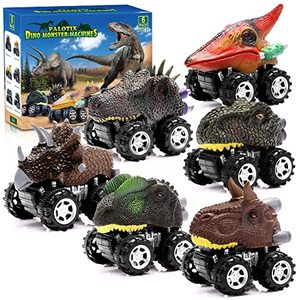 lot 9263 image: Dinosaur Toys for 3 Year Old Boys, Kids Toys Pull Back Dinosaur Toys for 2 Year Old Boy Toys 6 Pack Toddler Car Toys for 4 Year Old Boys Birthday Gifts for Kids Age 1 and Up Dinosaur Games