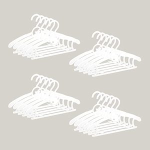 lot 9281 image: 20 Pack Baby Adjustable Clothes Hangers with Swivel Hook,Ultra-Thin Extendable Newborns Baby Kids Childrens Hangers,Non Slip Small Baby Toddler Infant Plastic Hangers for Nurserys Laundry Closet