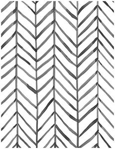 lot 9308 image: HAOKHOME 96020-1 Modern Stripe Peel and Stick Wallpaper Herringbone Black White Vinyl Self Adhesive Room Decor 17.7in x 9.8ft Contact Paper