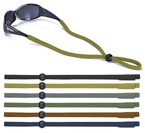 lot 9309 image: SHINKODA Sunglasses Lanyards for Men, Adjustable Glasses Cord, Sports Eyewear Retainer, Safety Glasses Strap, Eyeglass Rope Holders - Pack of 5
