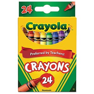 lot 9328 image: Classic Color Crayons, Peggable Retail Pack