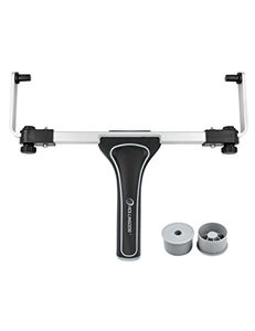 lot 9342 image: ROLLINGDOG 18 Inch Upgraded Paint Roller Frame - Adjustable from 12 to 18in for Large Area, Ceiling, Floor, Wall Painting, Attached to Threaded End Extension Pole