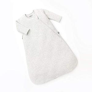 lot 9353 image: GUNAMUNA Unisex Baby Long Sleeve Wearable Sleep Bag, Bamboo-Rayon Premium Duvet Sack, 2.6 TOG, Heather Grey, 9-18 Months