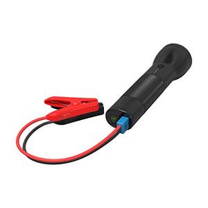 lot 9418 image: Halo Bolt Flashlight - Rechargeable Lithium Flashlight with Car Jump Starter and Phone Charger - LED Flashlight, USB Port to Charger Devices, Portable Car Charger - Black