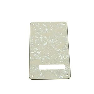 lot 9426 image: KAISH STStrat Style Standard Guitar Back Plate ST Tremolo Trem Cover for StratStratocaster Made in USA Aged Pearl