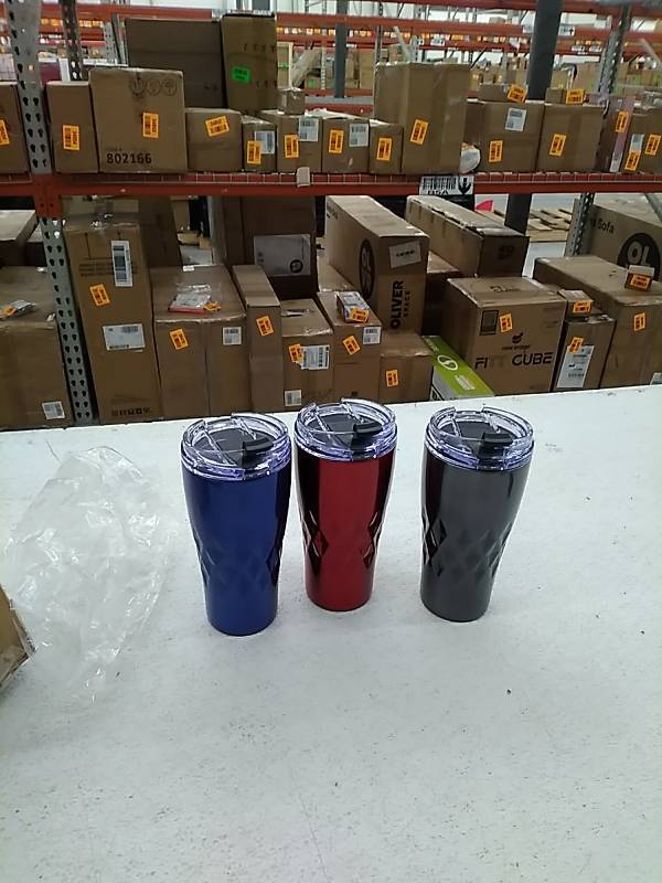 Retail - $35.75 Primula Peak Set of 3 Insulated Stainless Steel Tumblers, Oz Deals! Sofas/Sectionals ~ Ring Doorbells ~ Arcade Games ~ Cookware Sets  ~ Ninja Foodi!