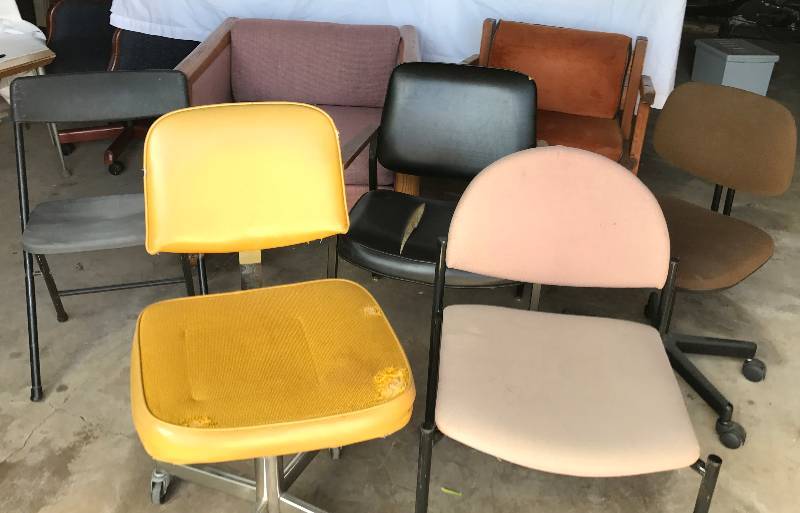 lot 2349 image: Lot of Misc Chairs