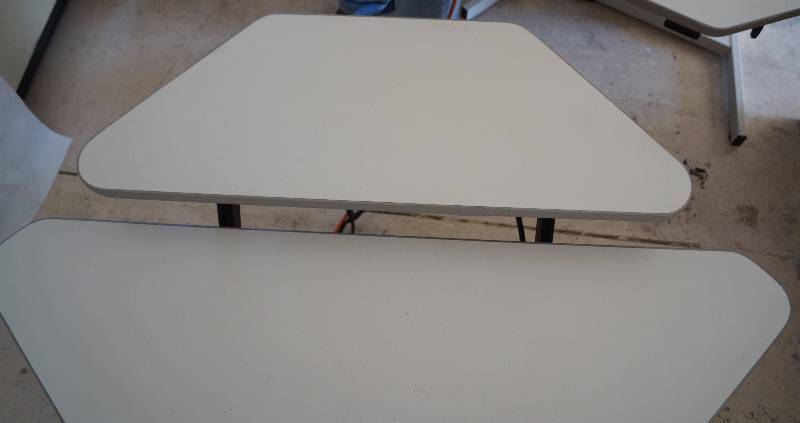 lot 2423 image: Electric Computer Table  DESK - Fully Adjustable - High Quality - By Mayline Model 605XXX