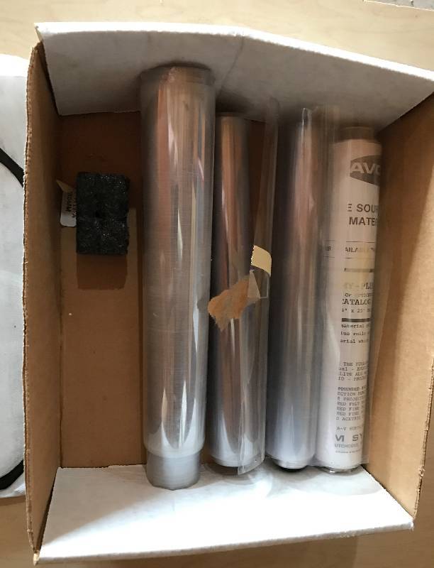 lot 2303 image: Extra Supplies and Screen for Overhead Projector