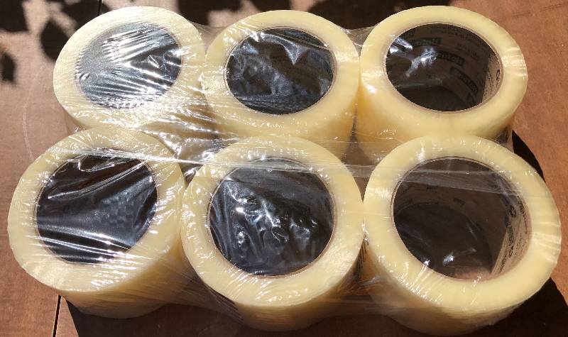 lot 2346 image: 6 NEW Rolls of 3M Scotch Packaging Tape
