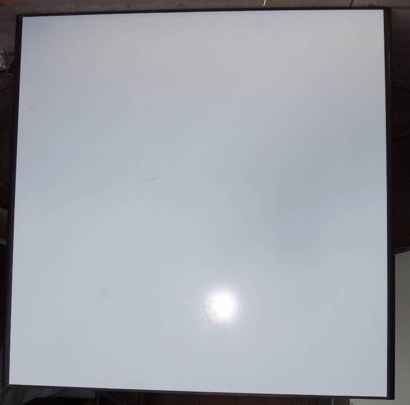 lot 2411 image: White Board - write on surface 4 ft square - NICE Great for HOME or OFFICE