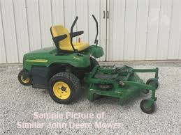 lot 2419 image: Commercial Lawnmower - JOHN DEERE F687 Ztrak, 60 Cut 7-Iron Commercial Deck & Kohler OHV Motor