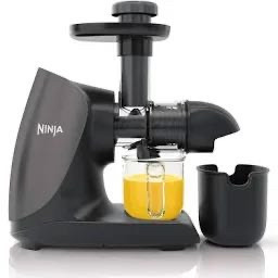 lot 62514 image: Ninja JC101 Cold Press Pro Compact Powerful Slow Juicer with Total Pulp Control and Easy Clean, Graphite