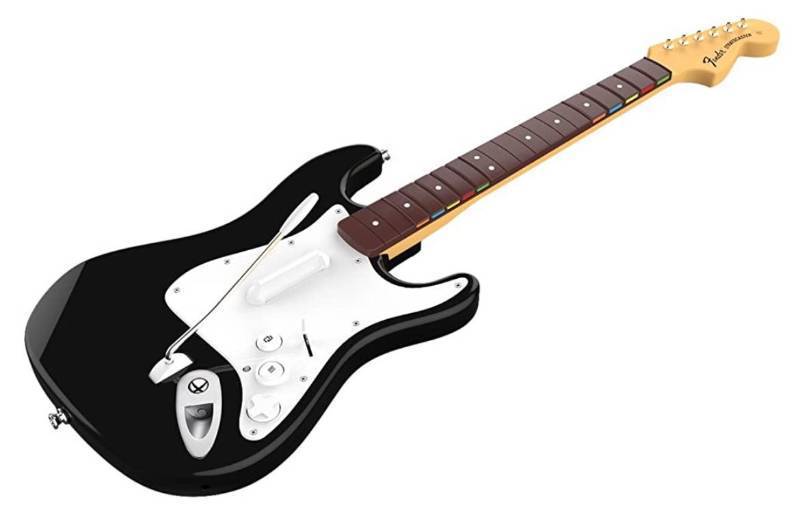 lot 61734 image: Rock Band 4 Wireless Fender Stratocaster Guitar Controller for Xbox One - Black