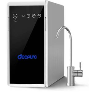 lot 60014 image: Deepuro Reverse Osmosis Water Filtration System RO Water Filter System Under Sink Tankless 400GPD with 5-Stage Filtration, Water Purification RO Units, Filters Life Monitor & Smart Touch Panel, WS4A retail$208