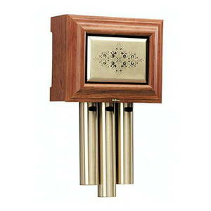 lot 60016 image: Nutone Traditional Musical Wired Door Chime with Brass Insert