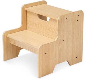 lot 60019 image: Melissa & Doug Step Stool - Natural