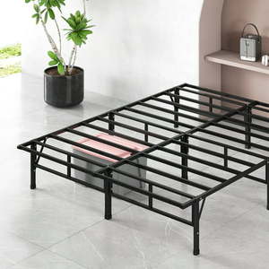 lot 60028 image: Zinus 14 Metal SmartBase Compack Mattress Foundation Bed Frame King