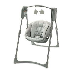 lot 60035 image: Graco Slim Spaces Compact Baby Swing Reign