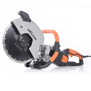 lot 60127 image: Evolution R300DCT 12 in. Electric Concrete Cut-Off Saw Disc Cutter with 12 in. Diamond Blade (D300SEG-CS2) Included