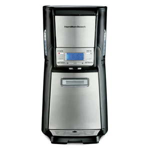 lot 60129 image: Hamilton Beach - BrewStation Summit Ultra 12 Cup Dispensing Coffee Maker - black