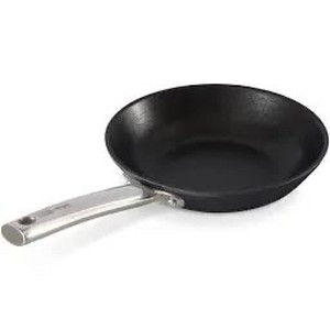 lot 60060 image: DASH Delish 8 Lightweight Cast Iron Pan for Pancakes, sauces, vegetables, pasta, and more - Black