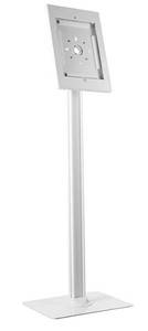 lot 60090 image: Pyle Anti-Theft Tablet Security Stand Kiosk - Aluminum Metal Floor Mount Tablet Case Holder wLock, Tilt Adjustable for Flexible Operation, Designed for iPad Pro 12.9 Inch Tablets - Pyle PSPADLKPRO57