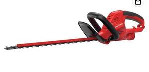 lot 60093 image: craftsman 22-IN electric hedge trimmer with sawblade 4amp