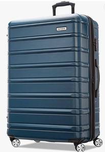 lot 60171 image: Samsonite Omni 2 Hardside Expandable Luggage with Spinner Wheels, Checked-Large 28-Inch, Nova Teal
