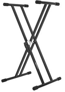 lot 60215 image: Amazon Basics Heavy-Duty Adjustable Keyboard and Piano Stand - Double-X - stock photo approximate