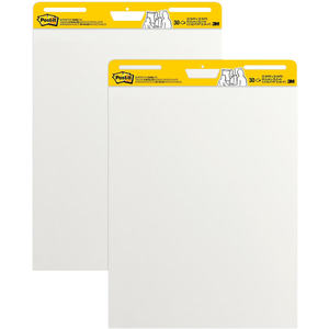 lot 60216 image: Post-it Super Sticky Easel Pad 25 x 30 30 ShtsPad White 2 Pads