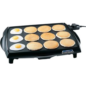 lot 60237 image: Presto� 07046 Tilt N Drain�� Big Griddle� Cool-Touch Griddle
