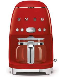 lot 60283 image: Smeg Drip Filter Coffee Machine, Red, 10 cup