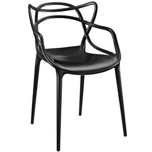 lot 60247 image: Entangled Dining Armchair Black - Modway