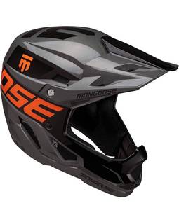 lot 60291 image: Mongoose Title Full Face Team Issue Bike Helmet, Head Circumferences of 47-62cm,