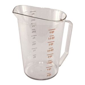 lot 60294 image: Cambro 400MCCW135 Camwear Measuring Cup 4 quarts clear